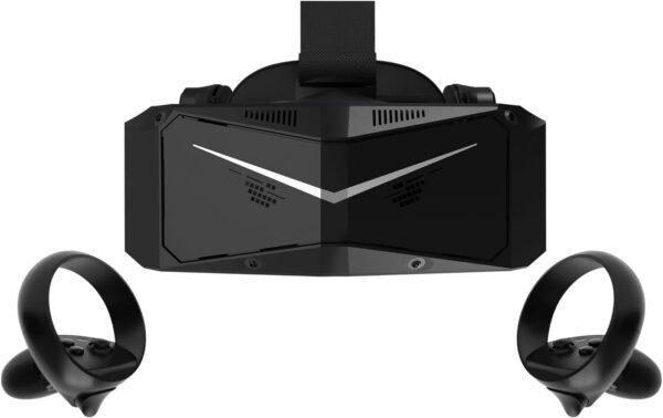 Pimax Crystal Light VR Headset with Controllers, Prime Version - 8K QLED with Local-Dimming, Lightweight & Comfortable Compatible with Flight Simulators, MSFS, iRacing & PC Gaming