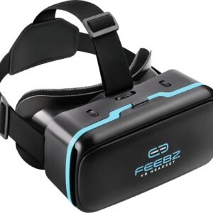 VR Headset for iPhone & Android 1.0 - for Kids | with Links to 3D VR Videos + VR Games for Android | Virtual Reality Goggles Set for Phones 4.5"-6.5"