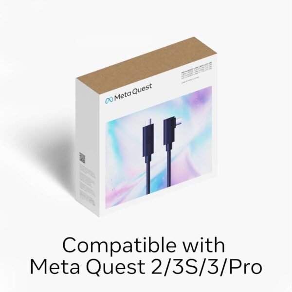 Meta Quest Link Cable - Virtual Reality Headset Cable for Quest - 16FT (5M) - PC VR - Image 4