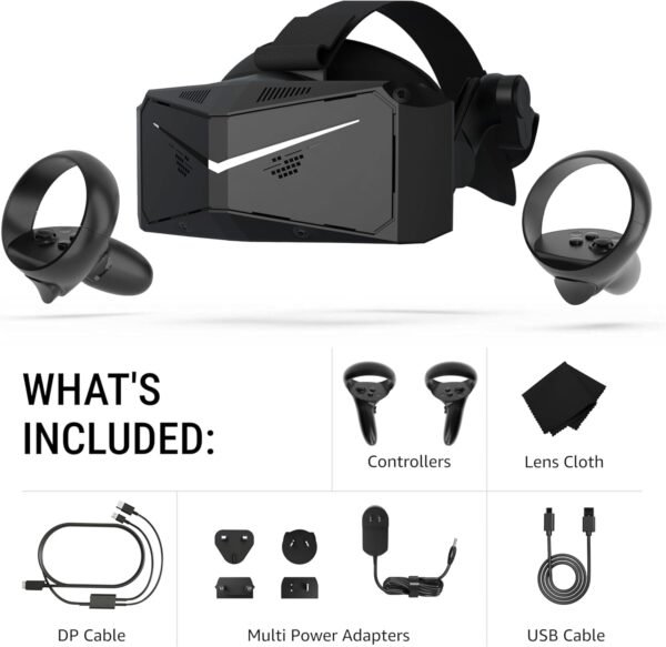 Pimax Crystal Light Prime PCVR Headset - 8K Resolution,QLED Display, Light & Comfortable,High Clarity VR for flight simulator, Compatible with MSFS, iRacing & More, DMAS & Lighthouse Tracking optional - Image 5