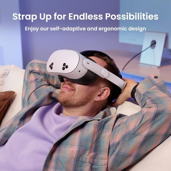 KIWI design K4 Comfort Head Strap Accessories for Meta/Oculus Quest 3/3S, Non-Battery Lightweight Head Strap - Image 2