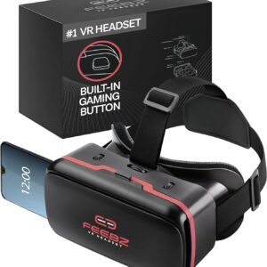 FEEBZ 3D VR Headset for Kids 2.0 - for iPhone & Android Phones | with 3D VR Videos & Apps Links | Virtual Reality Goggles Set for Beginners