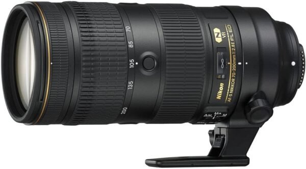 Nikon - AF-S NIKKOR 70-200mm f/2.8E FL ED VR Telephoto Zoom Lens for DSLR Cameras (20063) + Filter Kit + Cap Keeper + Cleaning Kit - Image 2