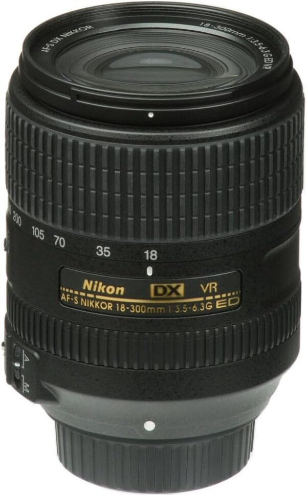 Nikon AF-S DX NIKKOR 18-300mm f/3.5-6.3G ED VR Lens (2216) + Filter Kit + Cap Keeper + Cleaning Kit - Image 6