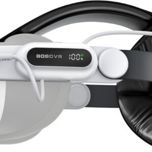 BOBOVR E3 Pro Battery Strap Accessories for Meta Quest3/3S,10000mah Hot Swappable Fast Charging Battery and 3.5mm Audio Expansion