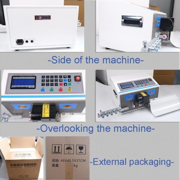 Automatic Wire Stripping Machine for 32-12AWG Copper Wires, Electronic wire cutting machine Computer stripping machine - Image 6