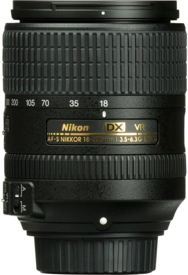 Nikon AF-S DX NIKKOR 18-300mm f/3.5-6.3G ED VR Lens (2216) + Filter Kit + Cap Keeper + Cleaning Kit - Image 3