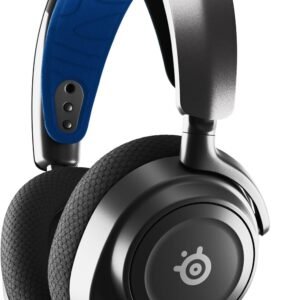 SteelSeries Arctis Nova 7P Wireless Multi-Platform Gaming Headset — Neodymium Magnetic Drivers — 2.4GHz + Bluetooth — 38Hr USB-C Battery — Gen2 AI Mic — PlayStation, PC, Switch, VR, Mobile - Black