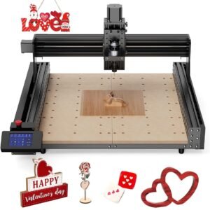 TTC450 CNC Router Machine,3-Axis Engraving All-Aluminum Milling Machine for Engraving, Cutting MDF, Acrylic, Solid Wood, Nylon, PCB, Carbon Fiberboard, Working Area 18.1 x 18.1 x 3.1In CNC Machine