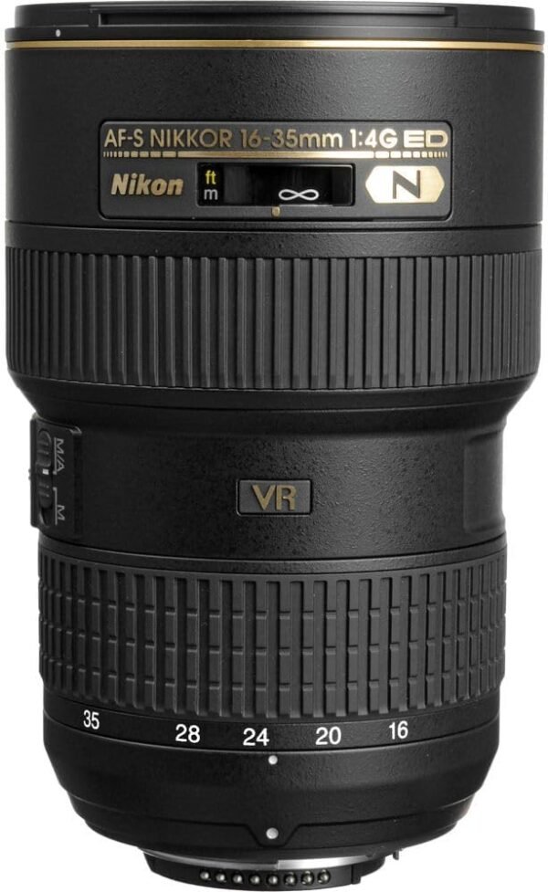 Nikon AF-S NIKKOR 16-35mm f/4G ED VR Lens (2182) + Filter Kit + Cap Keeper + Cleaning Kit - Image 3