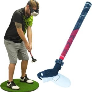 DeadEyeVR - DriVR Golf Club for Meta Quest 3 and Pro - Realistic VR Golf Simulator Handle - Weighted VR Golf Club Grip for Enhanced Play