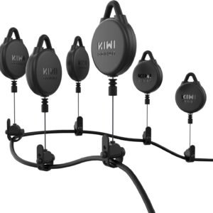KIWI design VR Cable Management, 6 Packs VR Pulley System Compatible with Quest 3S/3/2/1/Pico/PSVR/PSVR2