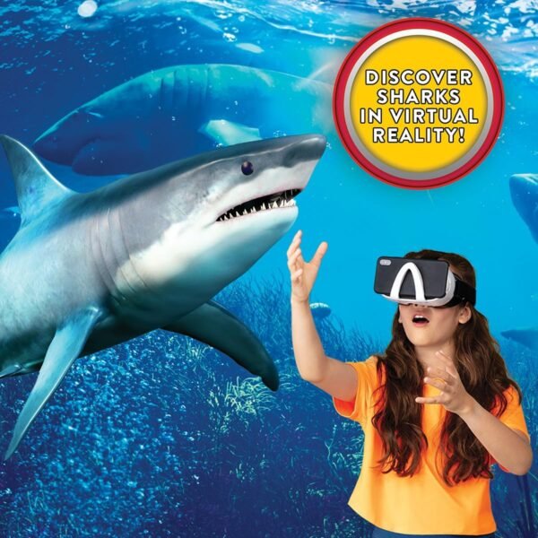 STEAM Shark Lab VR - Illustrated Interactive VR Book and STEAM Learning Activity Set - for Ages 8 and Up - Image 3