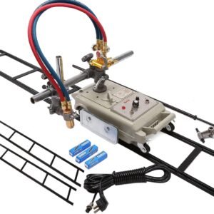 CG1-30 Automatic Track Torch Gas Pipe Cutting Straight Linear Gas Cutting Machine Efficient Flame Gas Cutting Portable Flame Cutting Track Torch Cutter (Acetylene + Oxygen), Three of 70cm Tracks