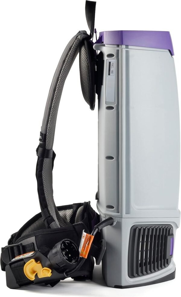 ProTeam GoFit 10 Commercial Backpack Vacuum w/Xover Multi-Surface Two-Piece Wand Tool Kit, 10 Quart, Corded - Image 8
