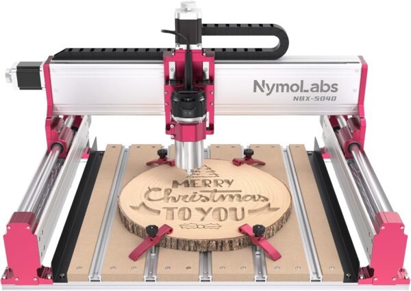 NBX-5040 CNC Router Machine with Custom-Made 710W 7000-30000 RPM Trim Router Spindle & ER-11 Collet, Milling Engraving for Wood Acrylic Aluminum - Image 8