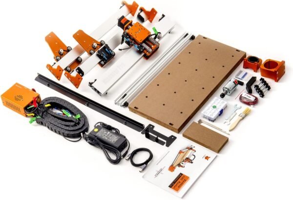 FoxAlien Masuter Pro CNC Router Machine, Upgraded 3-Axis Engraving All-Metal Milling Machine for Wood Acrylic MDF Nylon Carving Cutting - Image 7