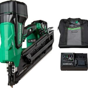 Metabo HPT 36V MultiVolt Cordless Metal Connector Nailer Kit Accepts 1-1/2-Inch and 2-1/2-Inch Nails Strap-Tite Probe Tip NR3665DA