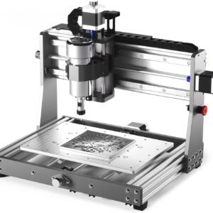 3020-PRO MAX V2 CNC Router Machine, Upgraded 3 Axis Engraver for Metal, Wood, Acrylic, PCB MDF, New Structure & Offline Controller & 6pcs Limit Switches, Working Area 11.8 x 8.1 x 3.1 inch
