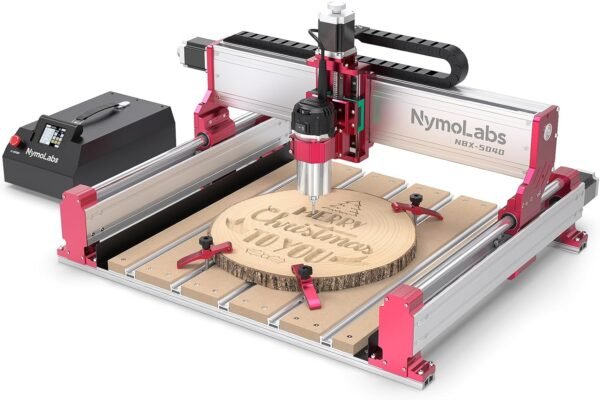 NBX-5040 CNC Router Machine with Custom-Made 710W 7000-30000 RPM Trim Router Spindle & ER-11 Collet, Milling Engraving for Wood Acrylic Aluminum