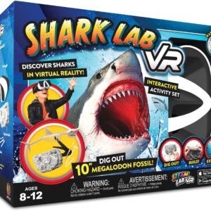 STEAM Shark Lab VR - Illustrated Interactive VR Book and STEAM Learning Activity Set - for Ages 8 and Up