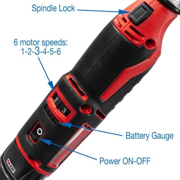 Sharpie DXCL Hand-Held Cordless Tungsten Sharpener Grinder, Adjustable 15°- 45°, Diamond Ground Tapers (Auburn Red/Auburn Red) - Image 5