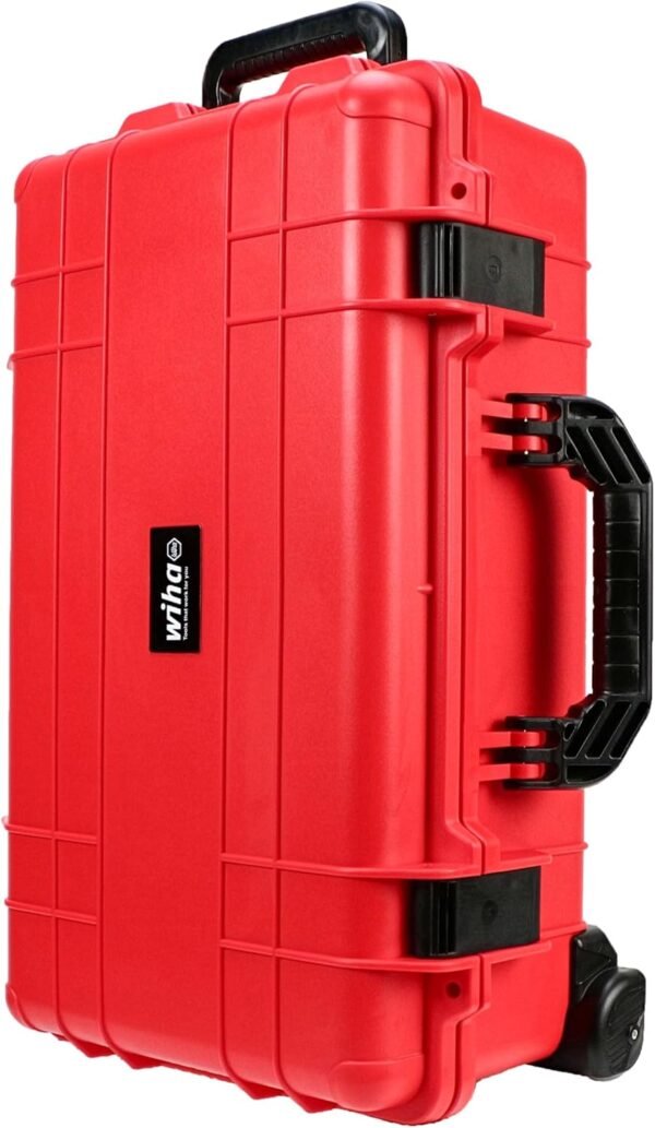 Wiha 32800 Insulated Tool Set with Screwdrivers, Nut Drivers, Pliers, Cutters, Ruler, Knife and Sockets in Rolling Tool Case, 10,000 Volt Tested and 1000 Volt Rated, 80-Piece Set - Image 8