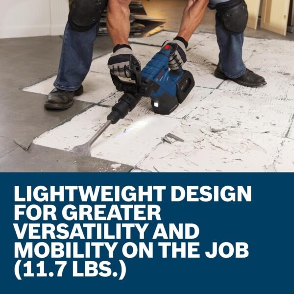 BOSCH GSH18V-5L212 PROFACTOR 18V SDS-max Demolition Hammer with L-Boxx-2 and (2) 12 Ah PROFACTOR Batteries - Image 8