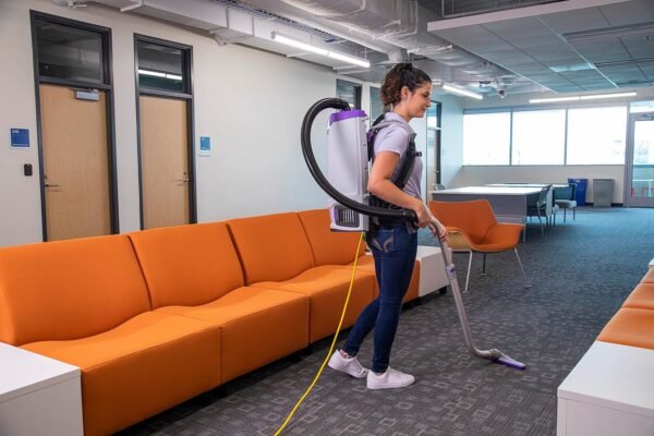 ProTeam GoFit 10 Commercial Backpack Vacuum w/Xover Multi-Surface Two-Piece Wand Tool Kit, 10 Quart, Corded - Image 6
