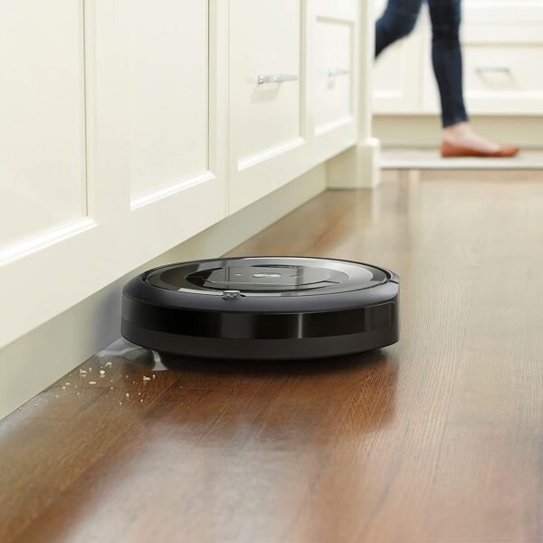 iRobot Roomba E5 (5150) Robot Vacuum - Wi-Fi Connected, Compatible with Alexa, Ideal for Pet Hair, Carpets, Hard, Self-Charging Robotic Vacuum, Black (Renewed) - Image 2