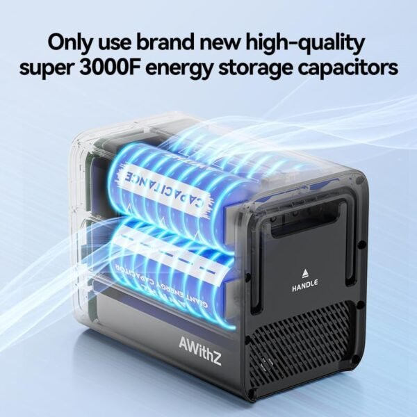 56.8 KW Capacitor Battery Spot Welder, AWithZ Spot Welder, 2-in-1 Automatic & Foot Pedal Two Modes Battery Farad Welding Equipment for 18650/LiFePO4 Lithium Battery Pack Building - Image 2