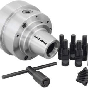Accusize Industrial Tools 5-1/2'' 5C Collet Chuck with Integral D1-5 Camlock Mounting, 3/4'' Stud, 0269-0015