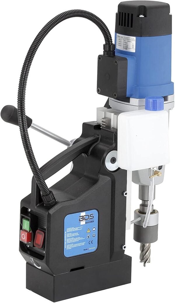 C.S. Unitec MABasic 450 Portable Magnetic Drill Press | 1150W 2-Speed Benchtop Power Drill Machine w/up to 1-3/4" Diameter & 6-1/3" Depth of Cut | Oil Bottle Included - Image 14