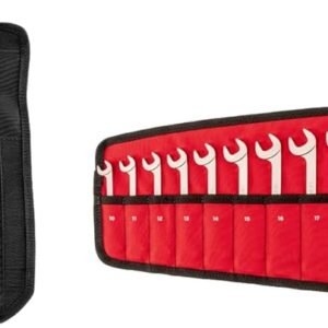 TEKTON Angle Head Open End Wrench Set with Pouch, 27-Piece (3/8-1 in., 10-27 mm) | WAE93402 | Made in USA