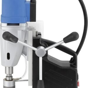 C.S. Unitec MABasic 450 Portable Magnetic Drill Press | 1150W 2-Speed Benchtop Power Drill Machine w/up to 1-3/4" Diameter & 6-1/3" Depth of Cut | Oil Bottle Included