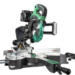 Metabo HPT 36V MultiVolt™ Pro Sliding Miter Saw | 7-1/4-Inch Blade | Dual Bevel | Tool Only - No Battery | Extreme Precision | Highly Accurate | C3607DRAQ4