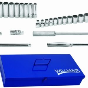 Williams WSS-30F 30-Piece 1/2-Inch Drive Socket and Drive Tool Set