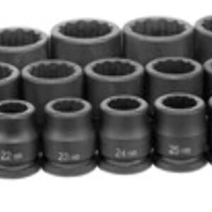 3/4" Dr. 26 Piece Metric Master Set - 12 Point