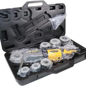 Steel Dragon Tools 600 PRO MAX 1/2 in. - 2 in. Handheld Power Pipe Threader fits RIDGID 11-R NPT Pipe Threading Die Heads with Carrying Case