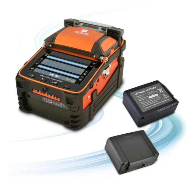 SPEEDWOLF Optical Fiber Fusion Splicer, FTTH Core Alignment Optical Fiber Splicing Machine with 4PCS Electrodes + Blades Fiber Cleaver + Fiber Stripper(FS27) - Image 3