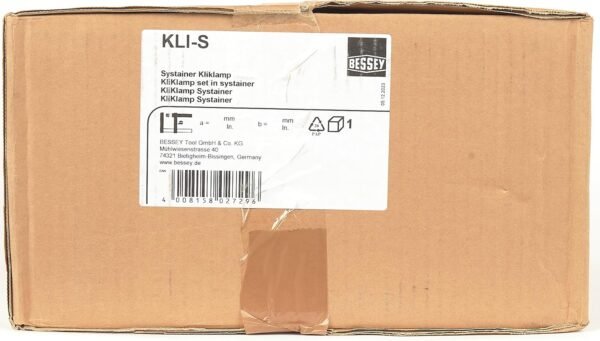 Bessey KLI-S Kliklamp Systainer Set with 16 Clamps, Silver, teilig - Image 5