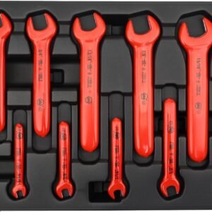 Wiha 20194 1/4-Inch to 1-Inch Insulated Wrench Set in Molded Storage Tray, 13-Piece