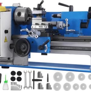 VEVOR Metal Lathe 7 x 12 Inch, Precision Mini Metal Lathe 2250 RPM 550W Variable Speed, Mini Lathe Precision Bench Top Metal Working Lathe for Various Types of Metal Turning : Tools & Home Improvement