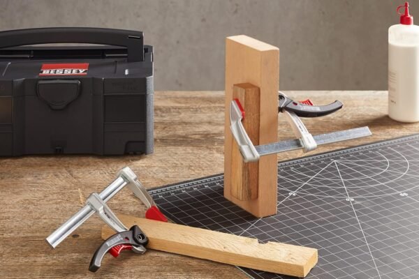 Bessey KLI-S Kliklamp Systainer Set with 16 Clamps, Silver, teilig - Image 4