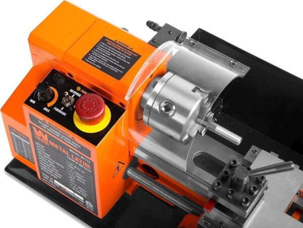 WEN 7-by 12-Inch Benchtop Metal Lathe, Variable Speed, Two Direction (ML712) - Image 6
