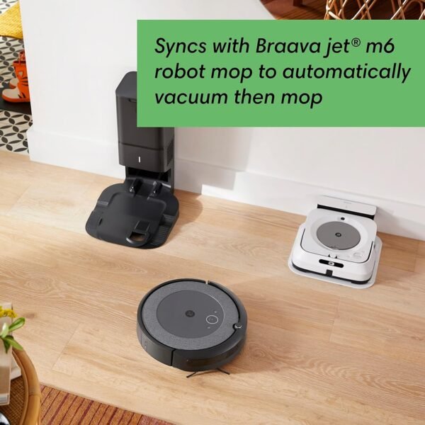 iRobot Roomba i3+ EVO (3550) Self-Emptying Robot Vacuum – Now Clean by Room with Smart Mapping, Empties Itself for Up to 60 Days, Works with Alexa, Ideal for Pet Hair, Carpets​, Roomba i3+ - Image 15